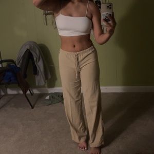 flowy linen pants